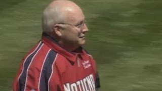 Vice President Cheney throws out first pitch
