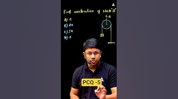 Constraints in Pulley Systems (Laws of Motion) | NEET 2026 - Physics Tricks | PCQ - 5 #Physics #neet