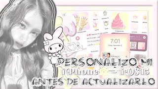 ♡  ˚𓂂 ּ   ¡¡  Personalizando/organizando mi iPhone — iOS 15 antes de actualizarlo !!  🌟  ೀㅤׄㅤ𓂂 screenshot 4