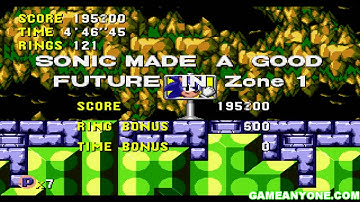 Sonic CD - Tidal Tempest Zone Act 1 & Special Stage 5