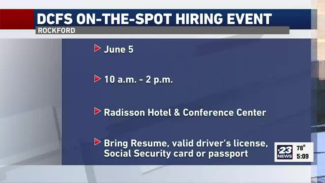 DCFS to host hiring event in Rockford - YouTube