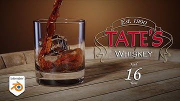 I Made a Whiskey Commercial in Blender
