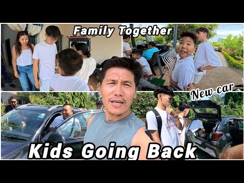 Kids Going Back 😭 Uncle's New CAR || Family Together ||Kollegal Tibetan YouTuber || Tibetan Vlogger 