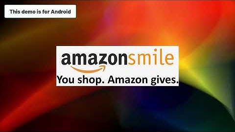 How To Turn On Amazon Smile In The App (Google Play & iTunes)