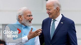 Modi, Biden speak at the White House as India PM visits Washington | FULL