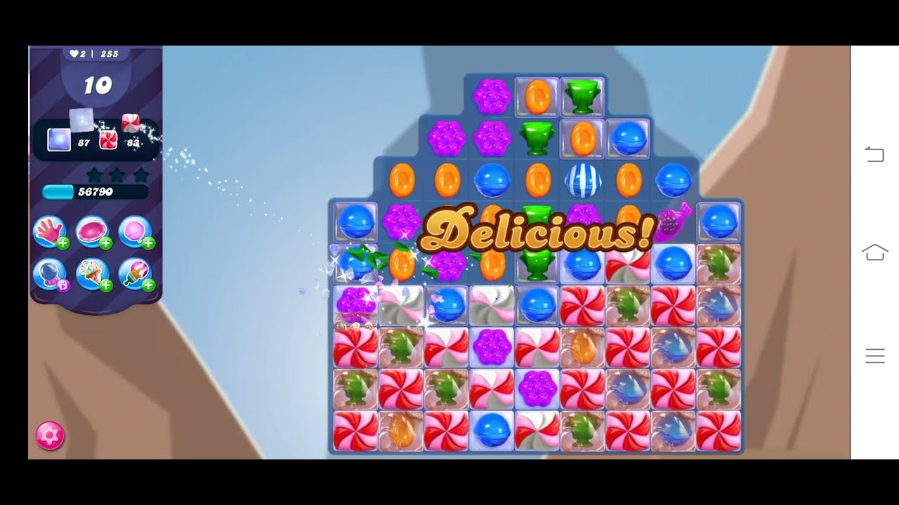Candy Crush Saga Nightmarishly Hard Level 255 16 Move candycrushsaga 