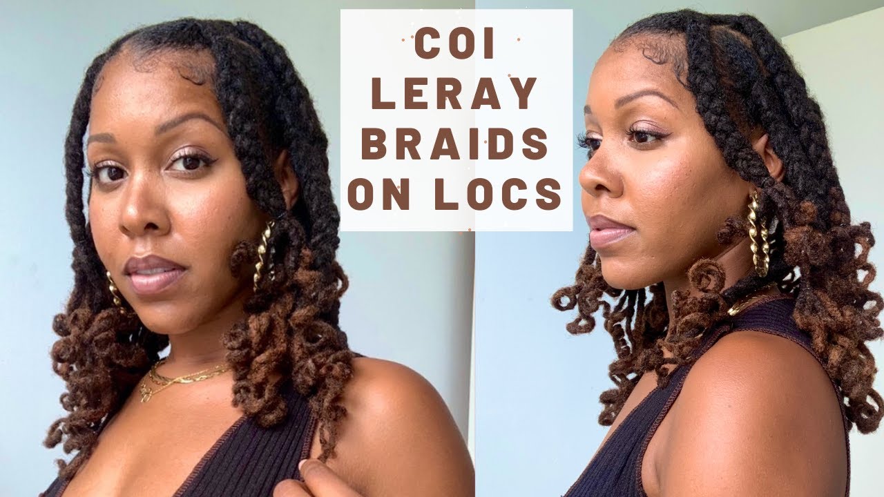 Coi Leray  Braids on Locs Tutorial