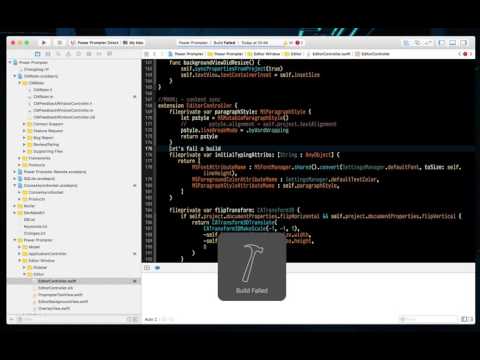 Custom Xcode build behaviors (sound)