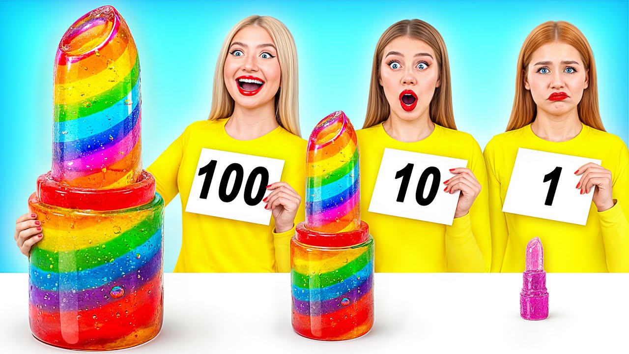 100 Слоев Еды Челлендж | Удивительные Кухонные Рецепты от Multi DO Joy