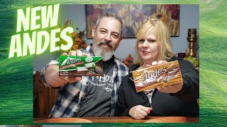 NEW ANDES MINTS REVIEW (TOFFEE CRUNCH ANDES AND MINT COOKIE CRUNCH ANDES)