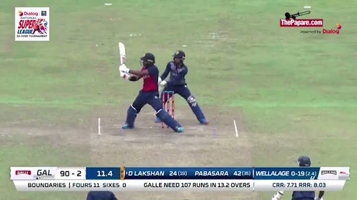 Match 17 Highlights | Jaffna Vs Galle | Dialog SLC National Super League 2022