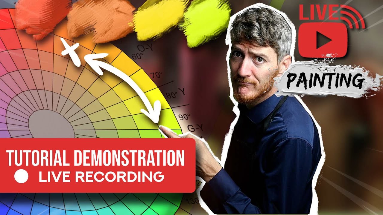 More Paint, Color Theory and Color Mixing Recording 🔴 Live Recording