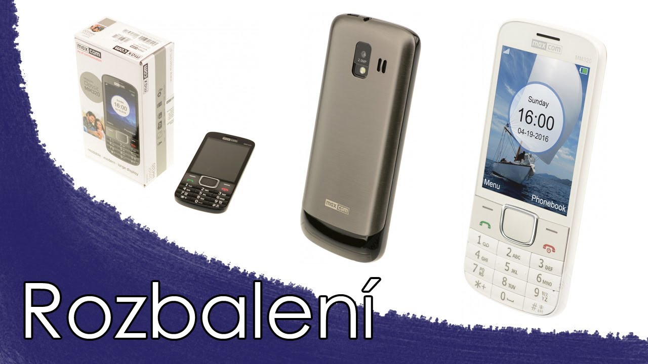 Maxcom 320 Maxcom Classic MM320 mobilní telefon - Rozbalení - YouTube