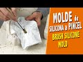 ✴️💚 MOLDE DE SILICÓN con PINCEL? UTILIZO técnica MIXTA.