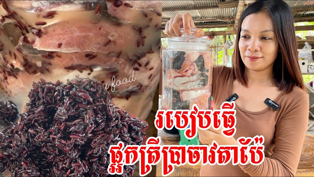 របៀបធ្វេីផ្អកត្រីប្រា ចាវតាប៉ែ #ahmey