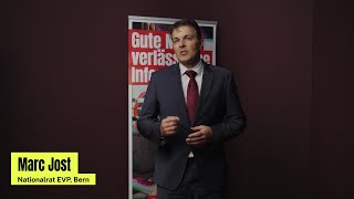 Nationalrat Marc Jost warnt vor den Folgen der Halbierungsinitiative