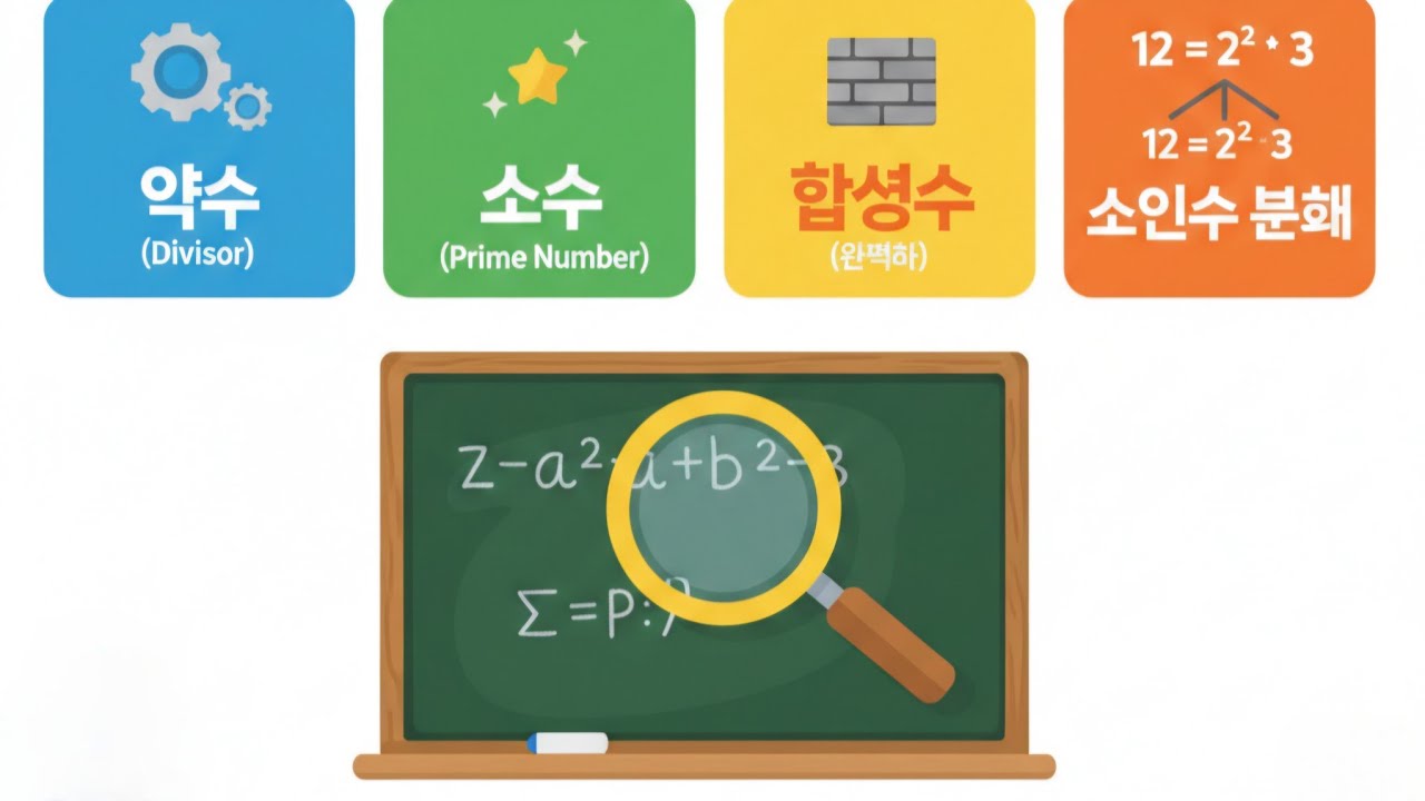 핵심만 콕콕! #약수#소수#합성수, #소인수분해 - YouTube