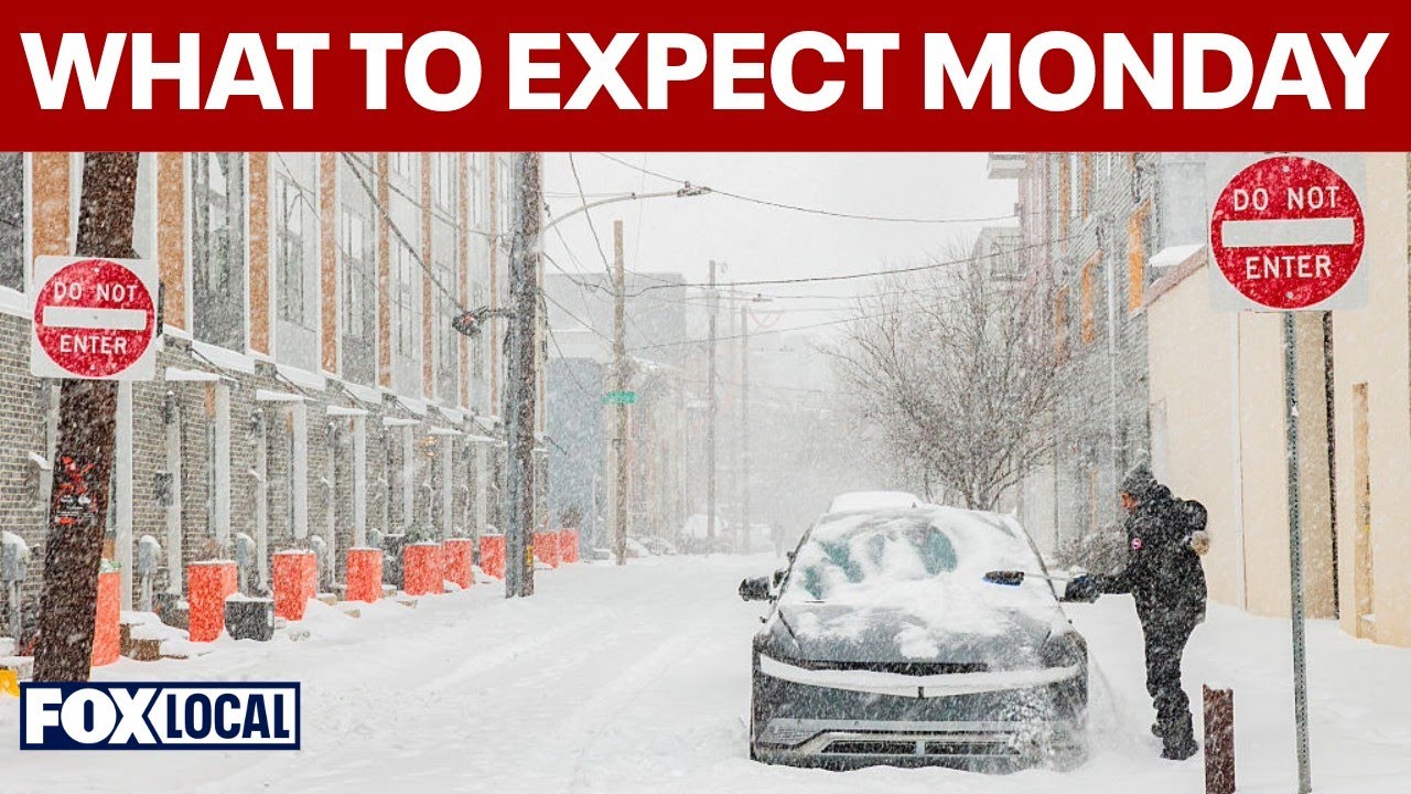 Winter storm latest: What's next for Monday?