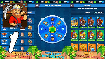 Idle Dig Gold: Craft Adventure Gameplay Walkthrough #1 (Android, IOS)