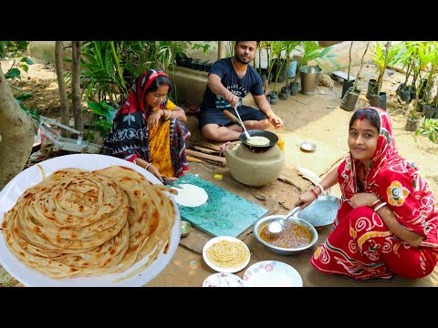 Lachha Paratha & Chana Masala Recipe |লাচ্ছা পরোটার সাথে এমন স্বাদের চানা মশলা থাকলে পুরো জমে যাবে |