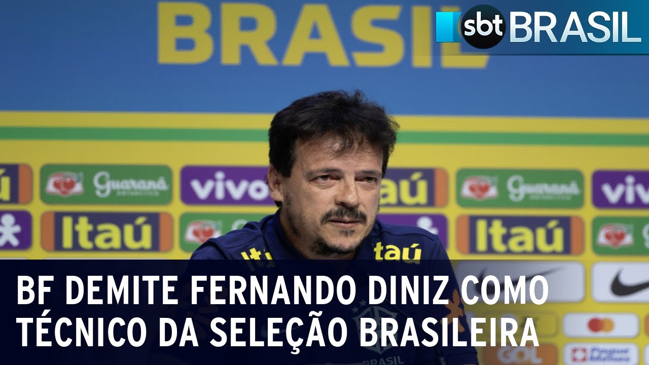 CBF demite Fernando Diniz como técnico da seleção brasileira | SBT Brasil (05/01/24)