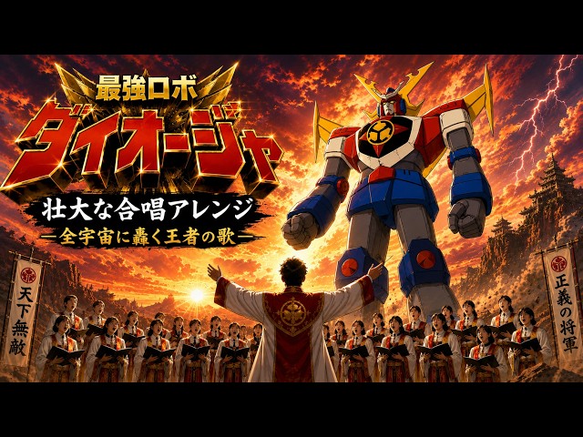 最強ロボダイオージャ｜壮大な合唱アレンジでお届け｜その目でしかと
