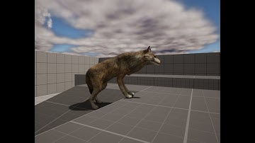 Quadruped feet IK placement with Control Rig (turn on captions for more info)