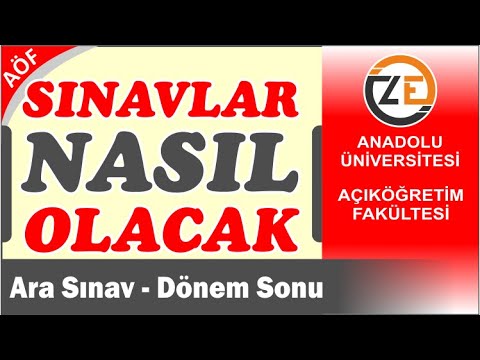 AÖF Açıköğretim Sınavları Nasıl Yapılıyor?   Geçme Notu Kaç?   Vize Final Nedir? Harf Notları