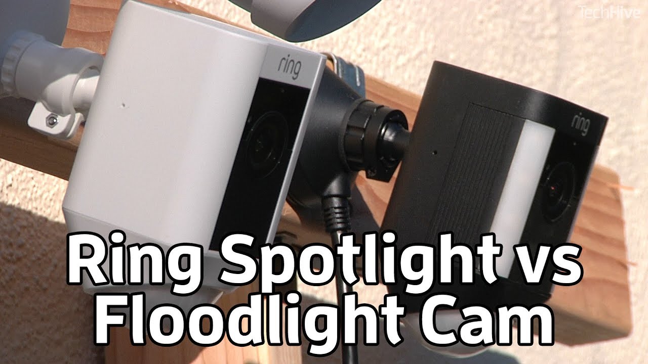 Ring Spotlight Cam vs Floodlight Cam review TechHive YouTube