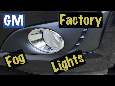 2012 - 2016 Chevrolet Sonic GM Factory Fog Lights Option Unboxing, Installation & BCM Programming