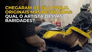 Poltronas raras chegam de São Paulo para restauro | Ateliê Wagner Flores