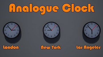 How To Create An Analogue Clock | Displaying Real Time Or Custom Time - Unreal Engine Tutorial