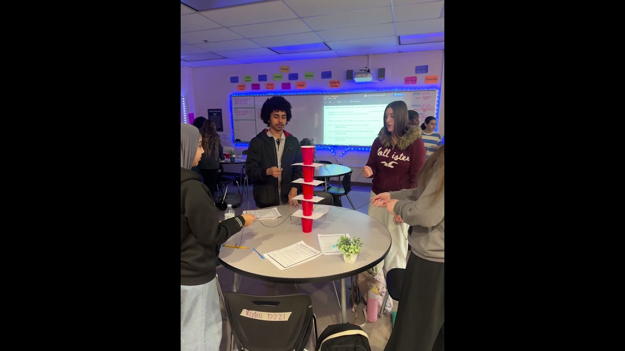 Video preview image of cups; click to visit the ParentSquare post with the video