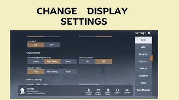 How to Change Display settings in Undawn