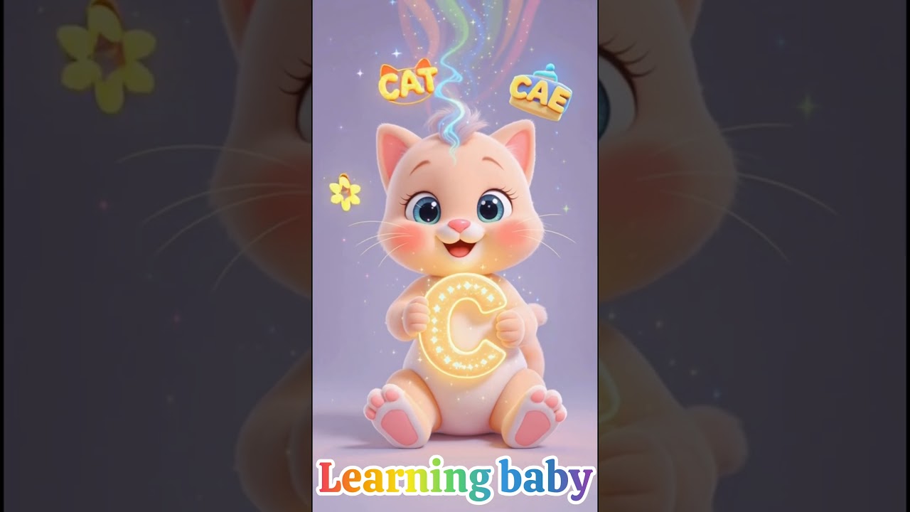 C — Кот 😺 | C — Торт 🎂 | Изучение алфавита | Hania Baby Learn