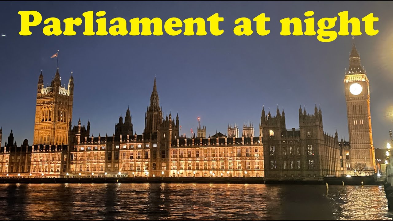 Big Ben and Britain’s Houses of Parliament, illuminated at night. London's top tourist attraction.