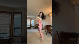 Demon Girl with a Cyber Leg Can Dance?! 😈🦿 #aianimation #demongirl #cyborggirl #aidance