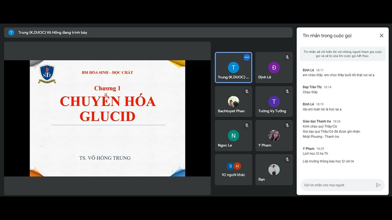 Chương 1 : Chuyển hóa glucid