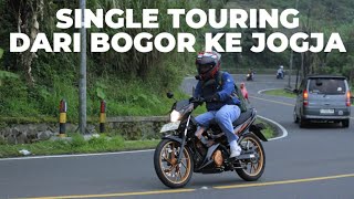 SOLO RIDING MOTOR NAIK SATRIA FU STANDAR DARI BOGOR KE YOGYAKARTA