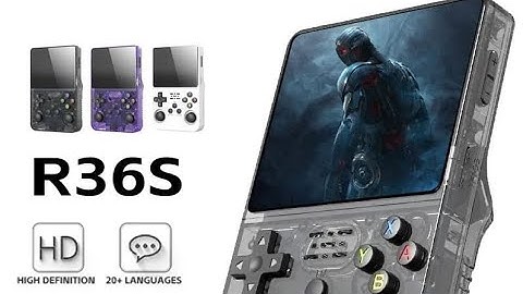 R36s Gaming console with Thousands of Games installed.