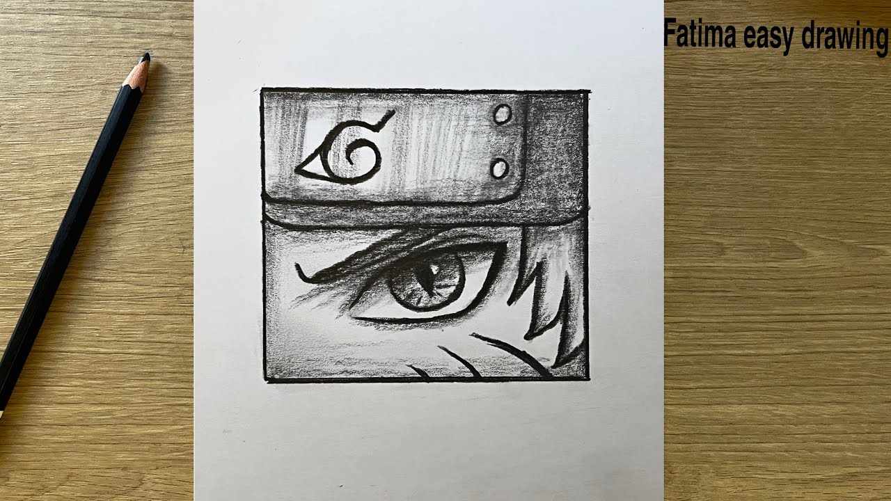 How to Draw Naruto Uzumaki | Easy Anime Drawing for beginners | Kakashi Drawing