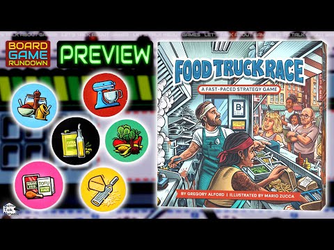 Kitchen Table Racing Game Food Truck Race | Board Game | BoardGameGeek