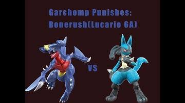 Pokken Tournament DX: Garchomp Punishes vs Bone Rush