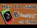 How to swap a disk in FreeNAS and grow your pool.