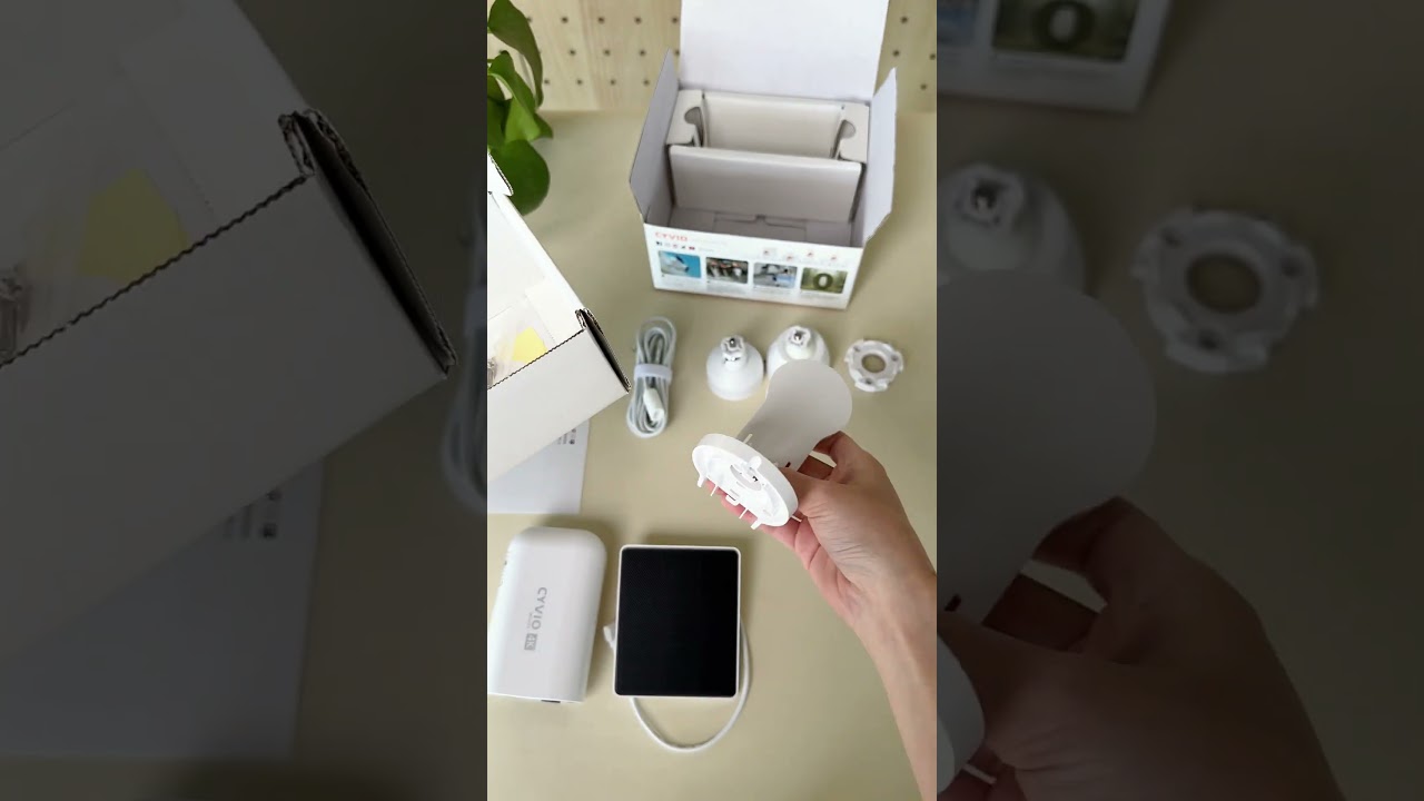 CYVIO B221 4K Outdoor Solar Battery Security Camera | Unboxing 