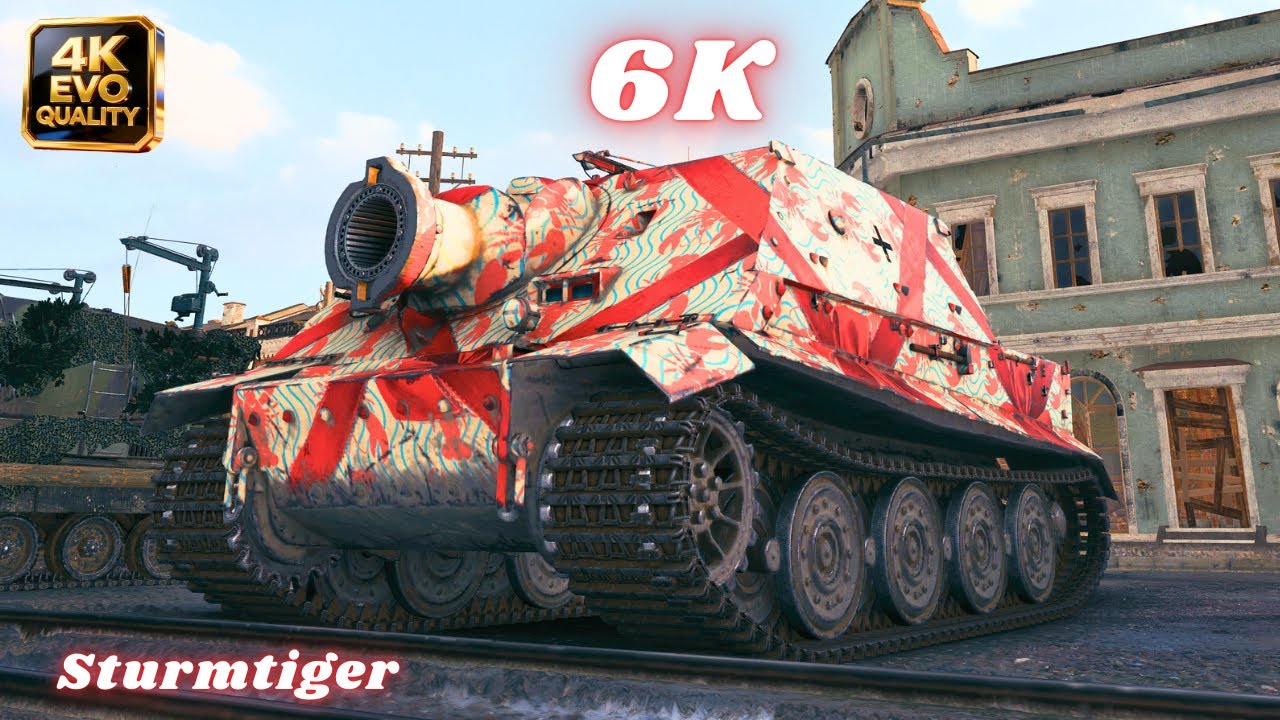 Sturmtiger 6K Damage 5 Kills World of Tanks | Mir Tankov | WOT