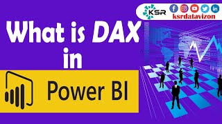 what is dax in power bi | best power bi training center | ksr datavizon