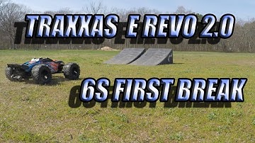 Traxxas E Revo v2 6S First Run and Break