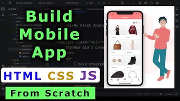 How to Make Apps with HTML, CSS & JavaScript in Android Studio? Full Course with Source Code