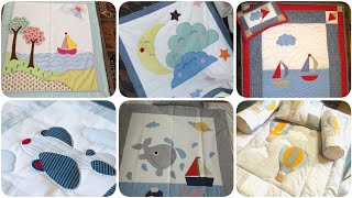 New classy simple pattern baby quilt design by pop up fashion 💜